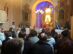 Sveta misa u kapeli u Gornjem Psarjevu
